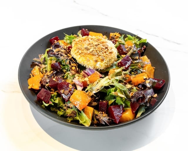 Beet & Goat Cheese Salad.